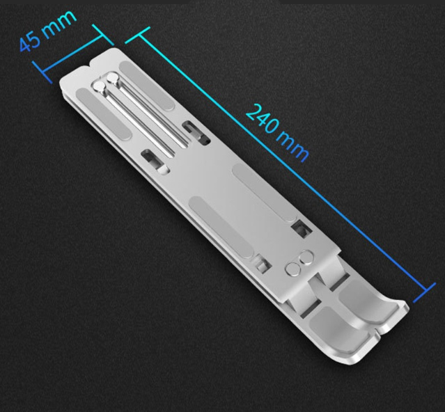 Soporte Ajustable de Aluminio para Portátil con Seis Alturas