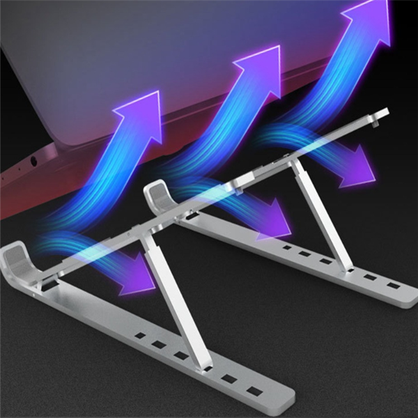 Soporte Ajustable de Aluminio para Portátil con Seis Alturas